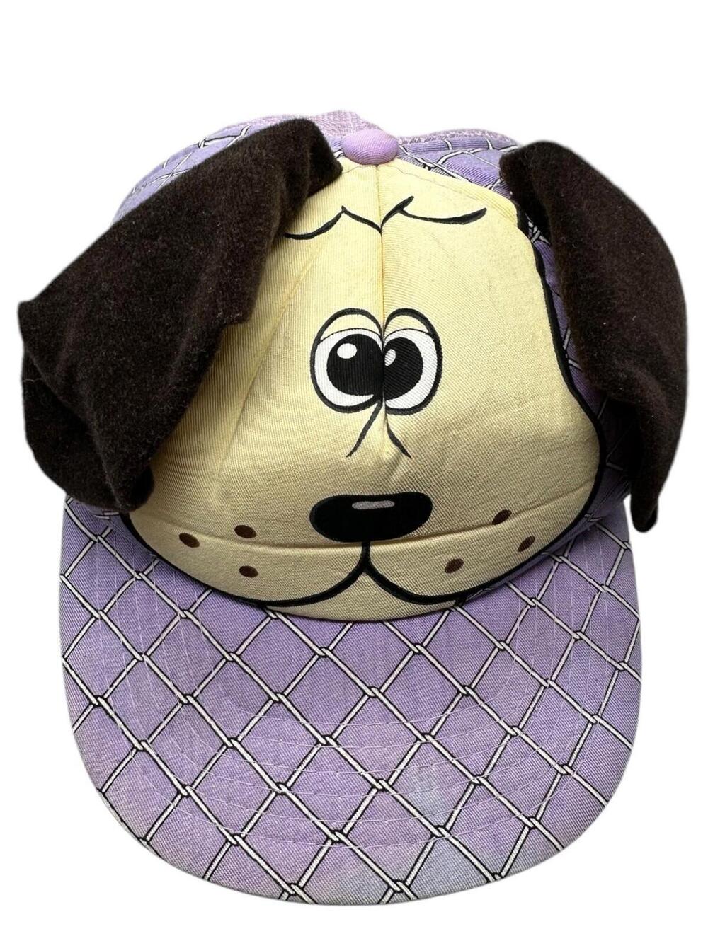 Vintage Pound Puppies Face Girls' Cap Floppy Ears 100% Cotton - Picture 2 of 9